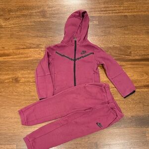 Nike Kids' Magenta Sweatpants & Hoodie Set